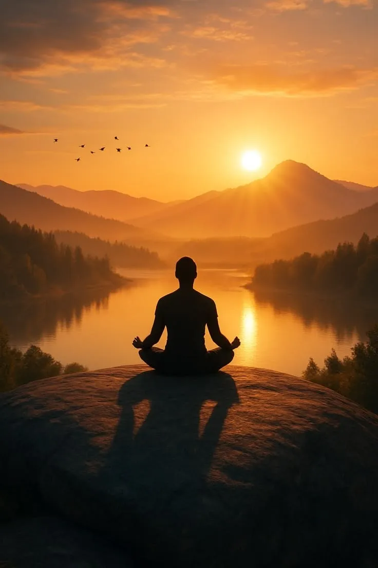 Minimalistische meditatieruimte